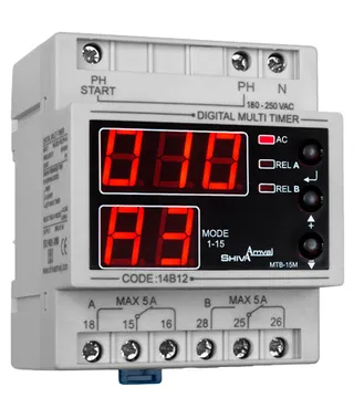 تایمر همه کاره (مولتی تایمر) شیوا امواج مدل MTB-15M