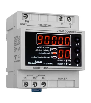 ساعت کار با رله خروجی قابل تنظیم شیوا امواج مدل TCB-5Y