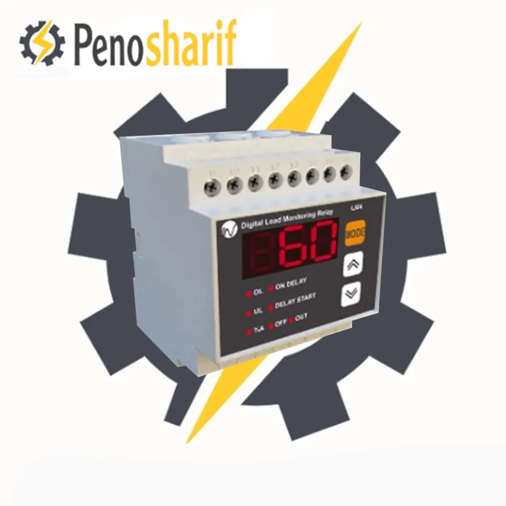 کنترل بار و فاز دیجیتال (بی متال دیجیتال ) کنترل کننده جریان ابزار دقیق شیراز 0 - 60 آمپری مدل LMP4